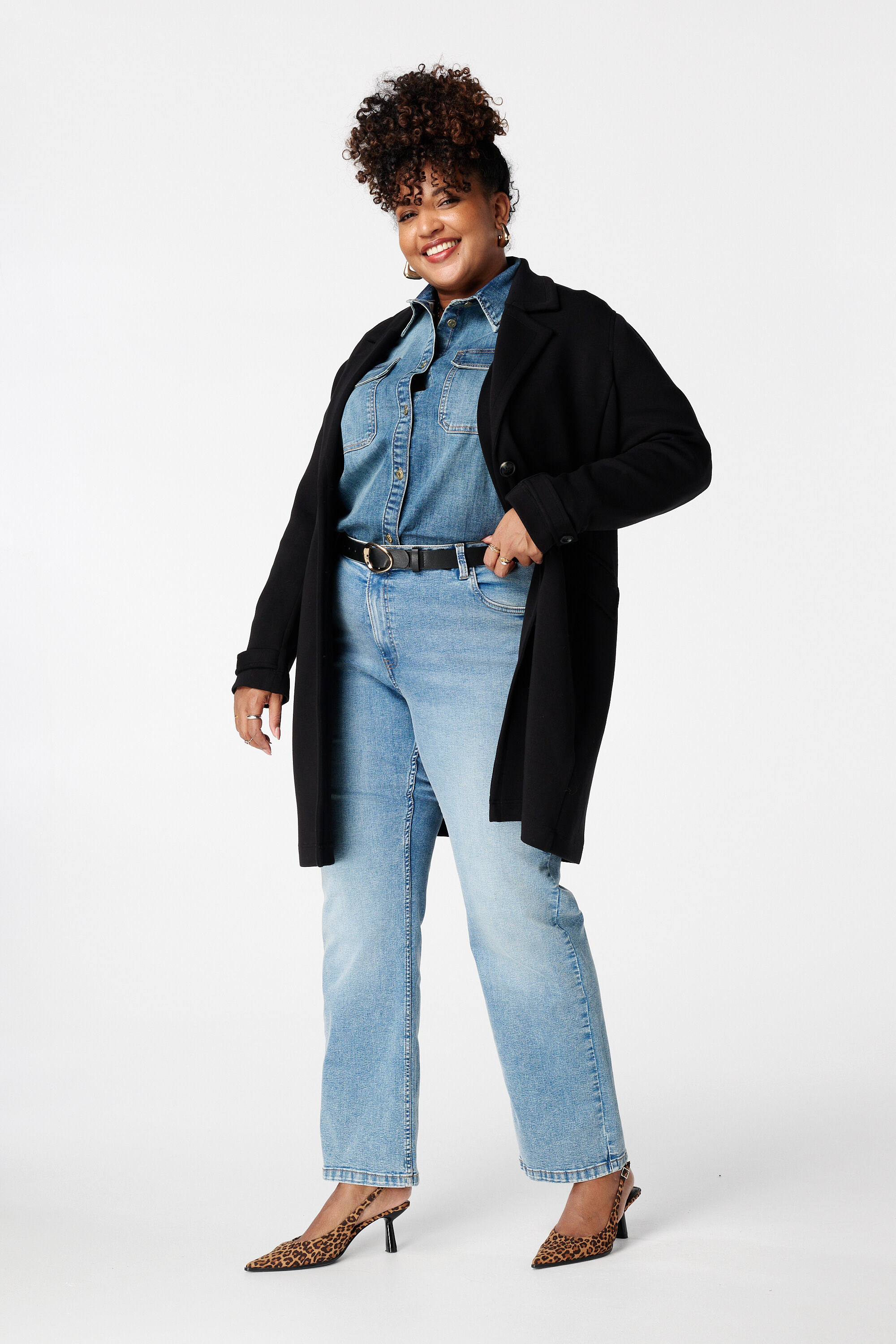 Manteau avec fermeture &agrave; boutons image number 5