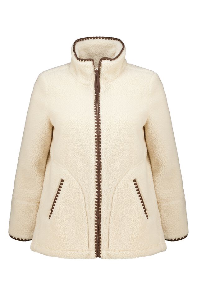 Veste Teddy avec fermeture éclair image number 1