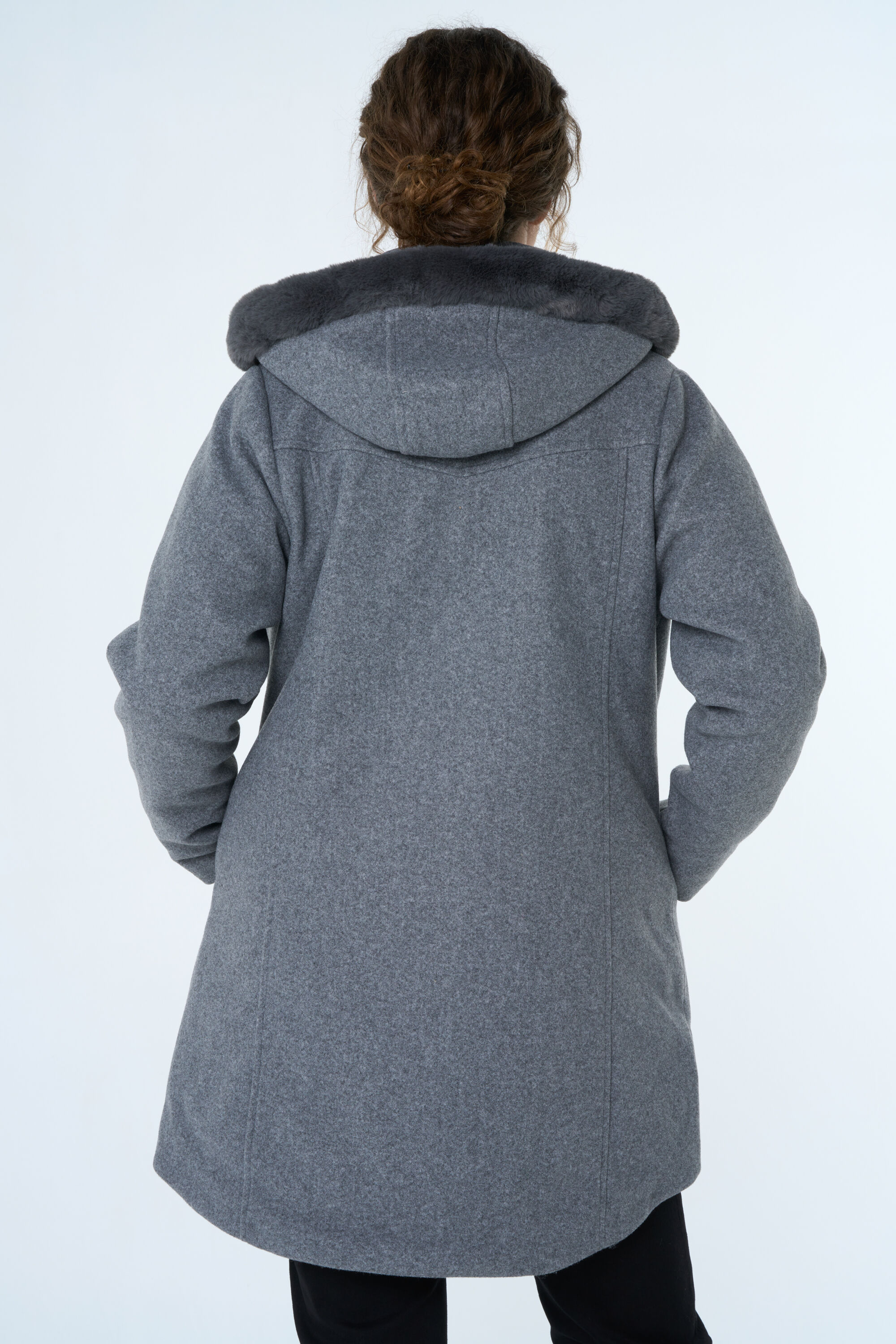 Manteau avec une apparence de laine image number 4