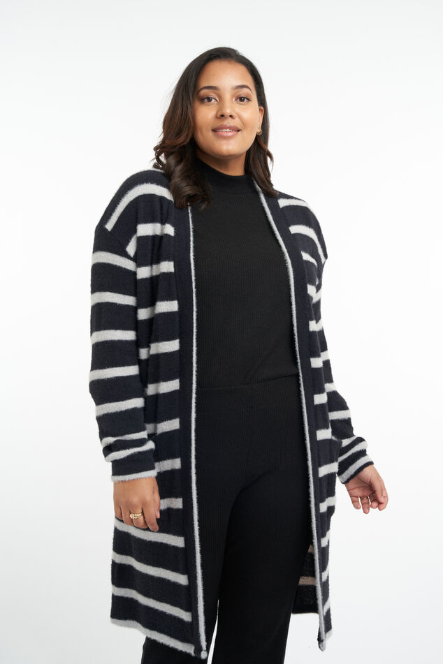 Cardigan rayé image number 0