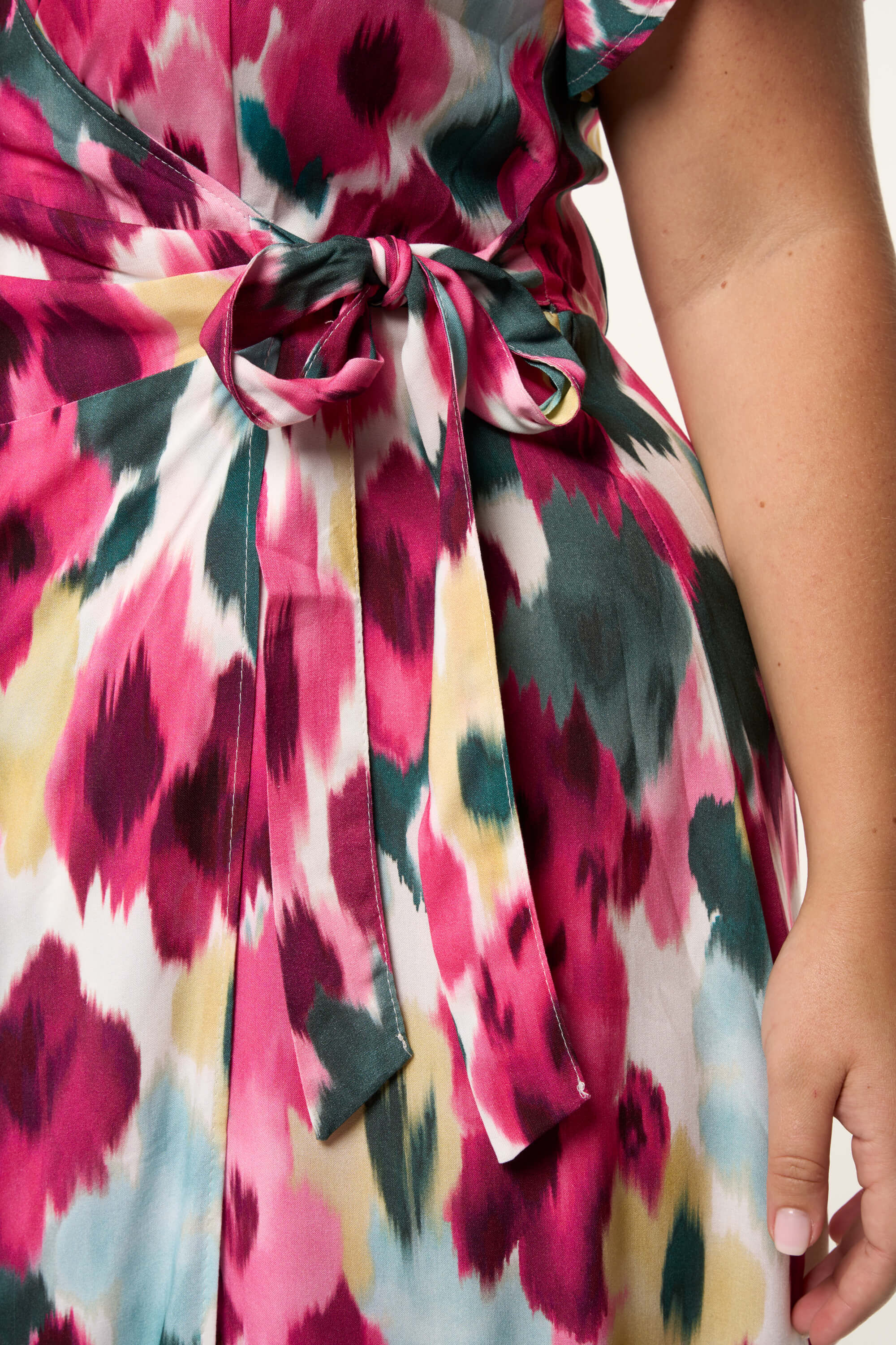 Robe midi &agrave; imprim&eacute; floral image number 3