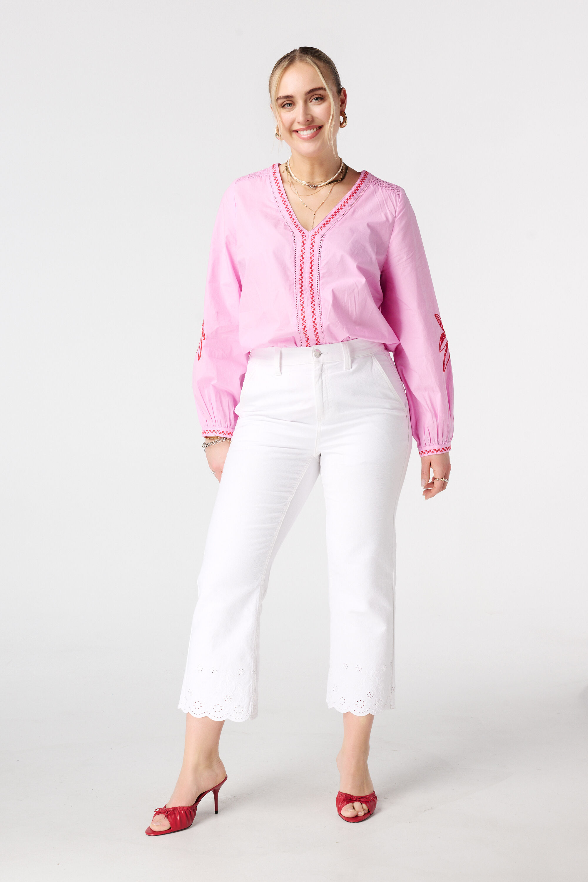 Blouse avec broderie image number 5