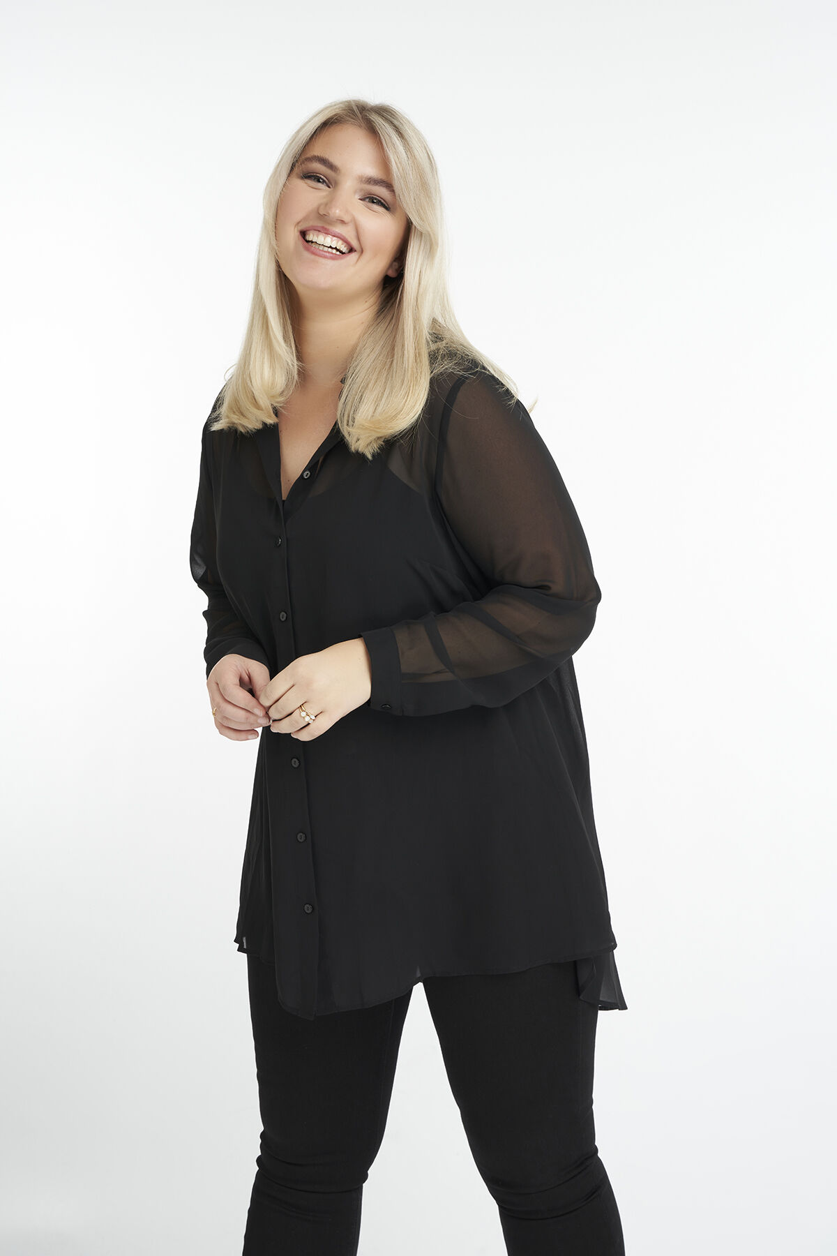 Chemisier transparent   image number 6