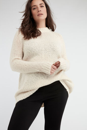 Pull-over &agrave; col rond