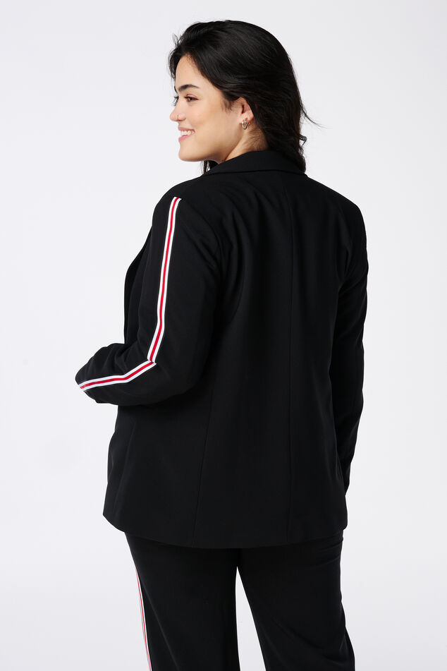 Blazer à rayure contrastante image number 3