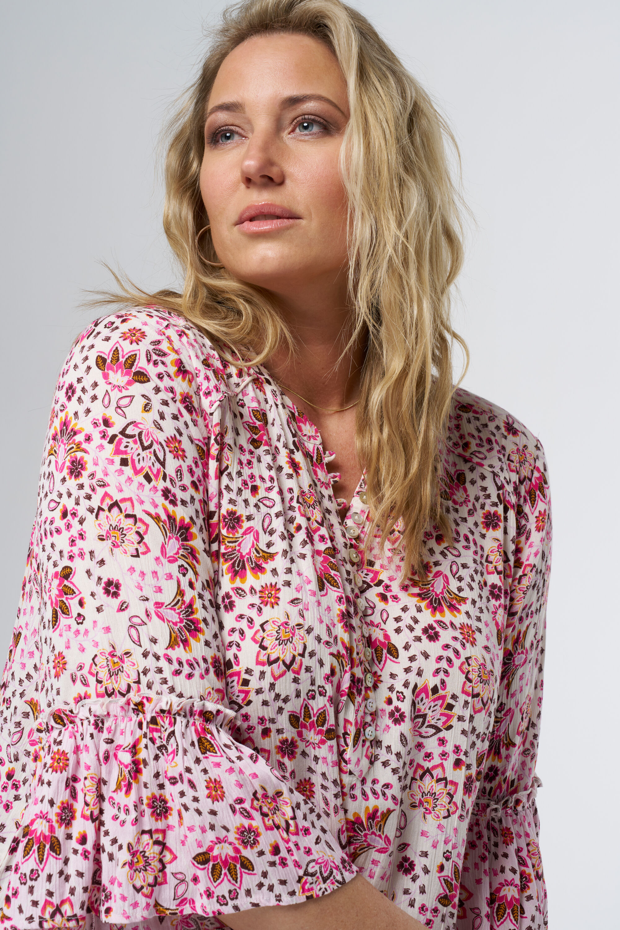 Chemisier avec imprim&eacute; image number 4