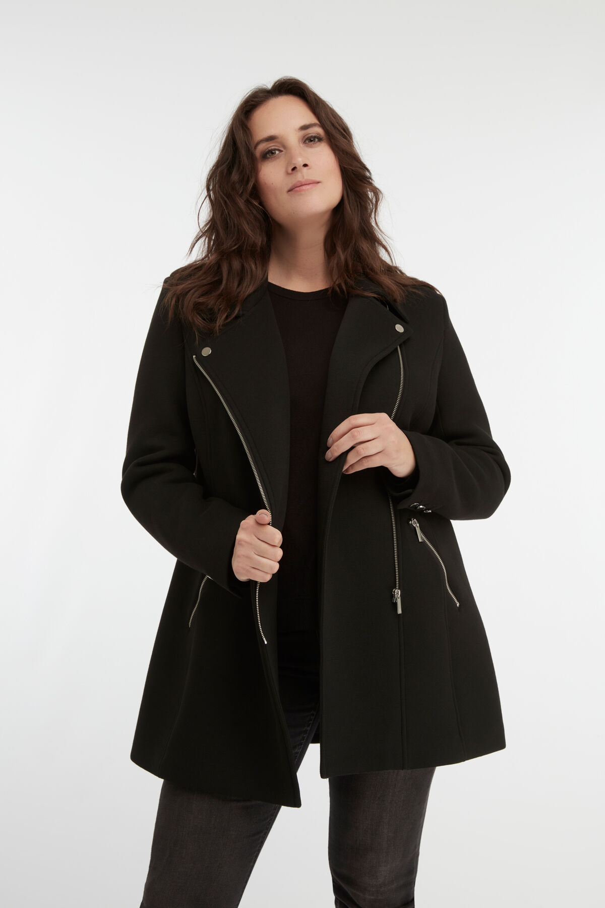 Manteau style sales motard