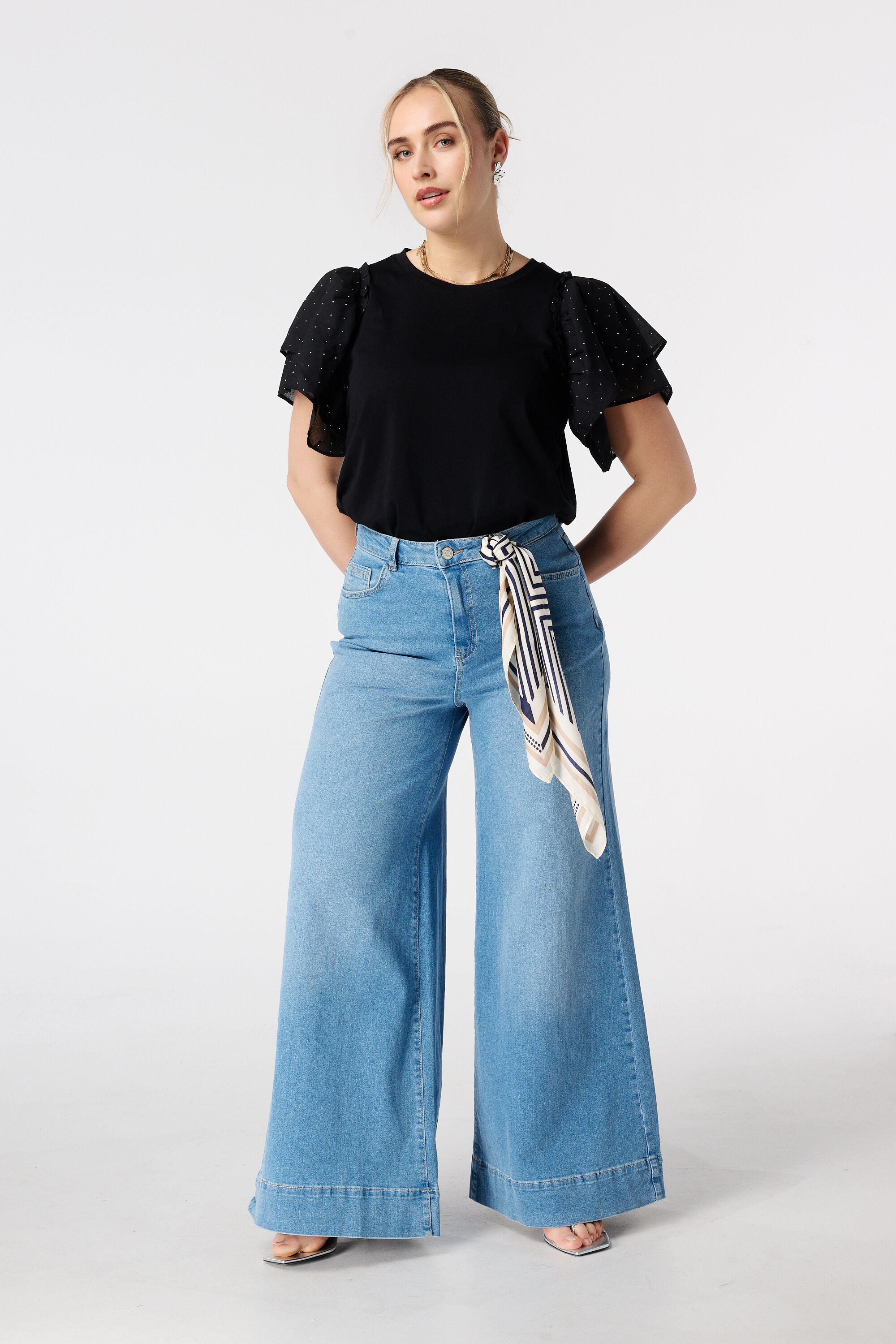 Top &agrave; manches papillon image number 5