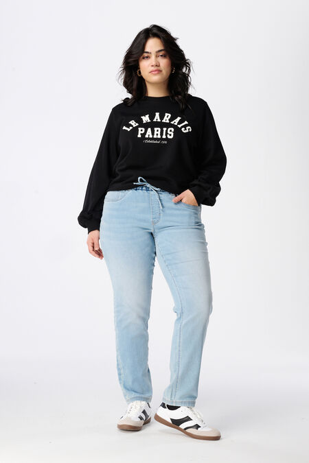 Pantalon jogger en denim Pantalon jogger en denim