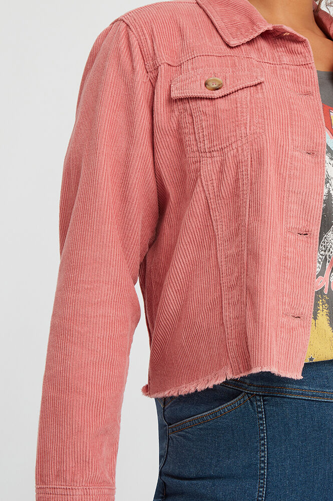 Veste en velours c&ocirc;tel&eacute; image number 6