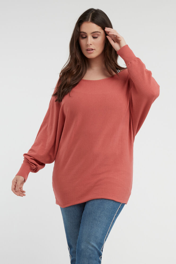 Pull-over &agrave; manches chauve-souris image number 5