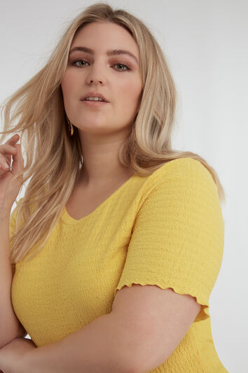 Haut extensible couleur unie