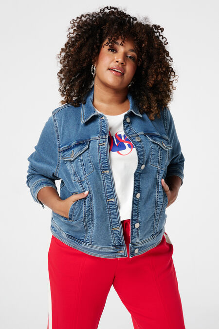 Veste en jean extensible Veste en jean extensible