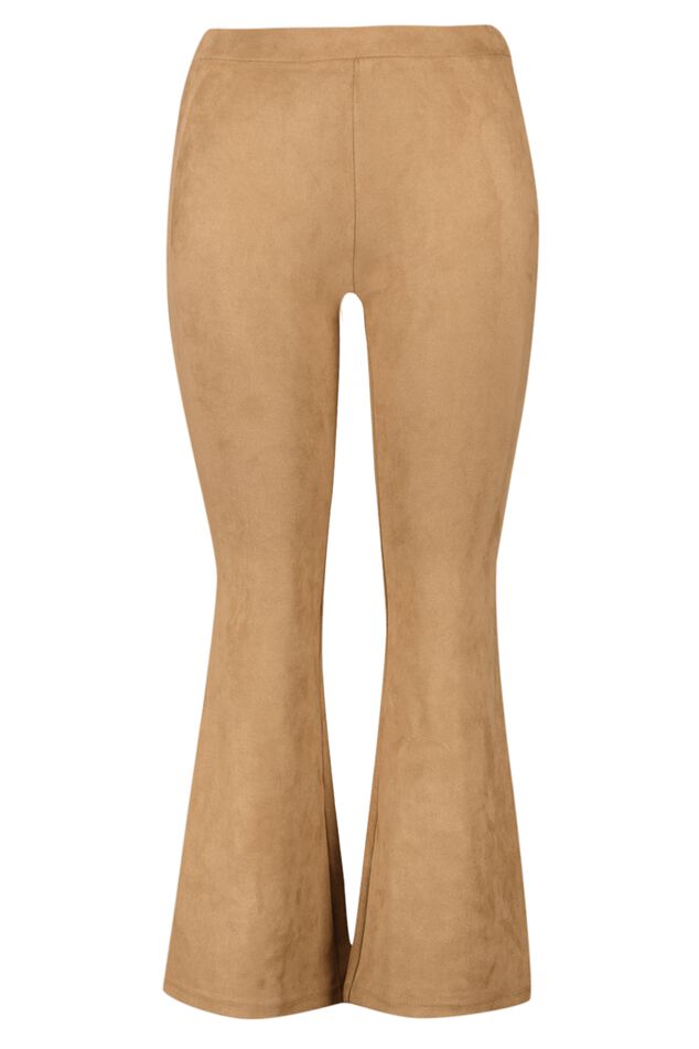 Legging évasé en daim image number 1