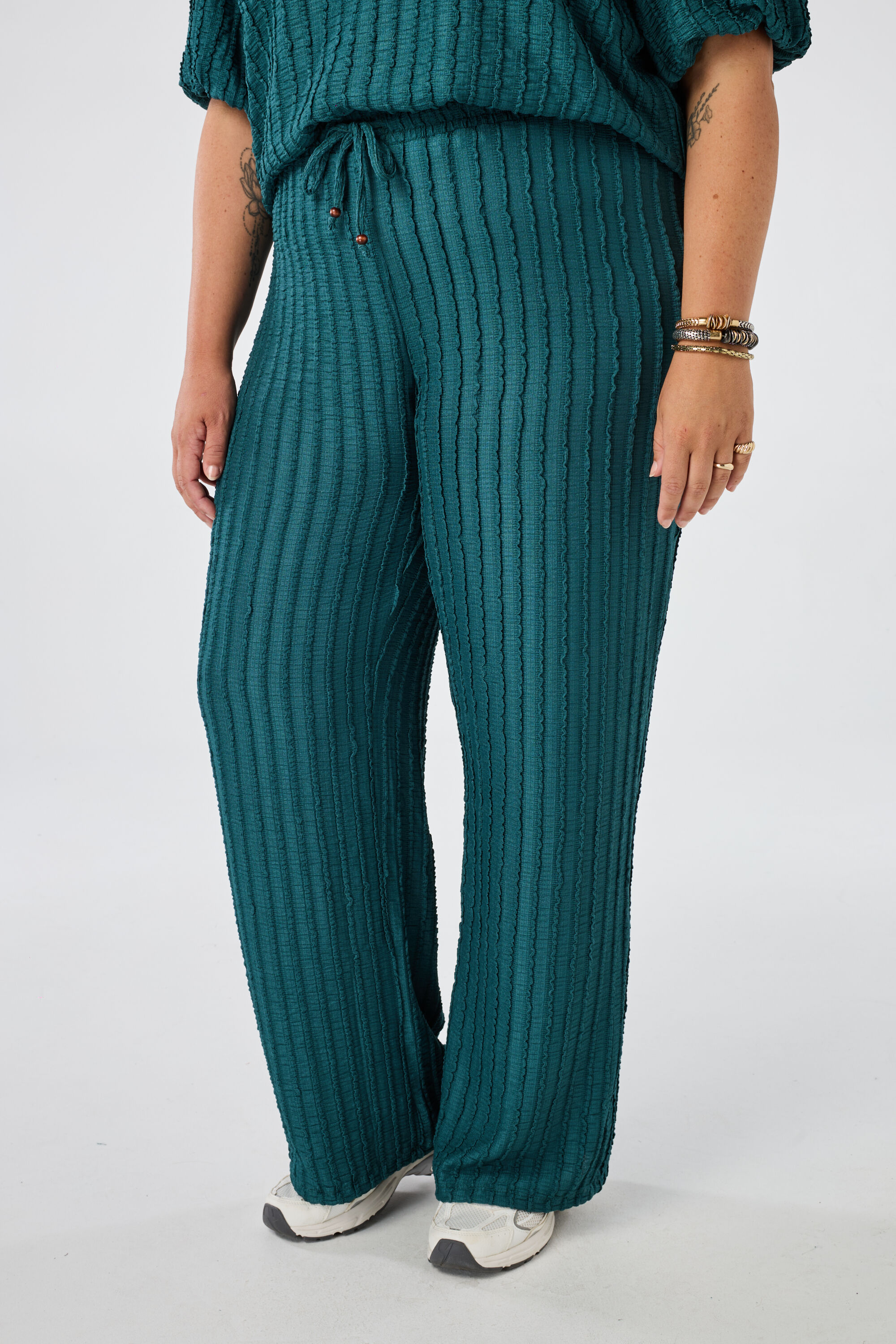Pantalon &agrave; taille &eacute;lastique image number 5