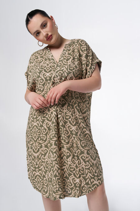 Robe imprimée spacieuse Robe imprimée spacieuse