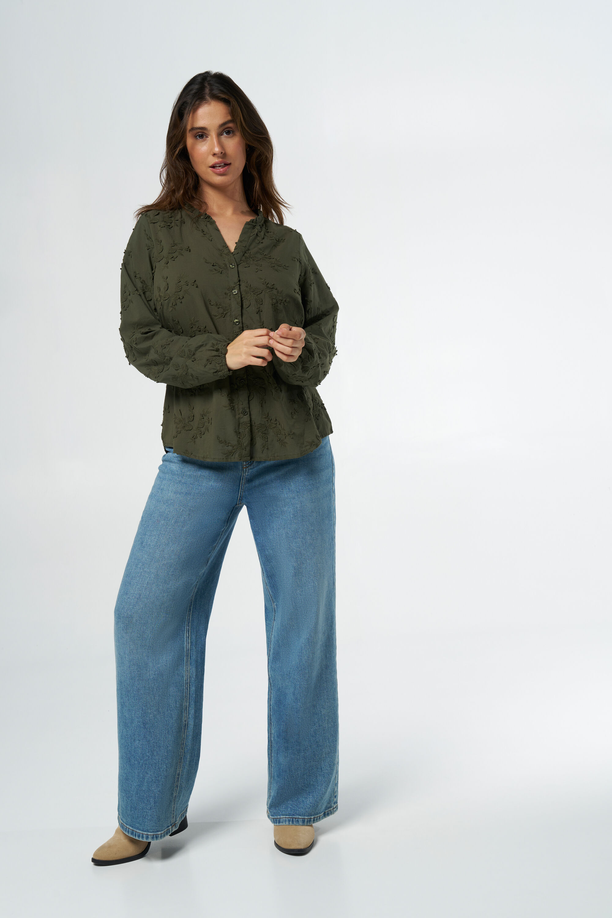 Chemisier avec broderie image number 5