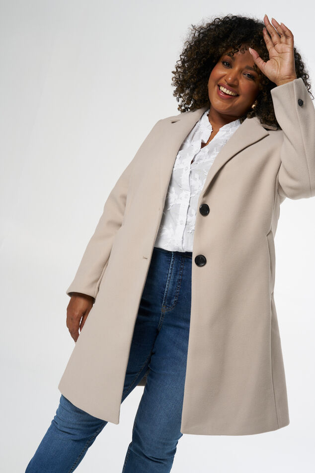Manteau avec fermeture à boutons image number 0