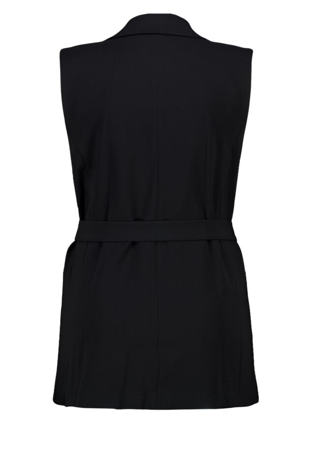 Gilet avec ceinture assortie image number 2