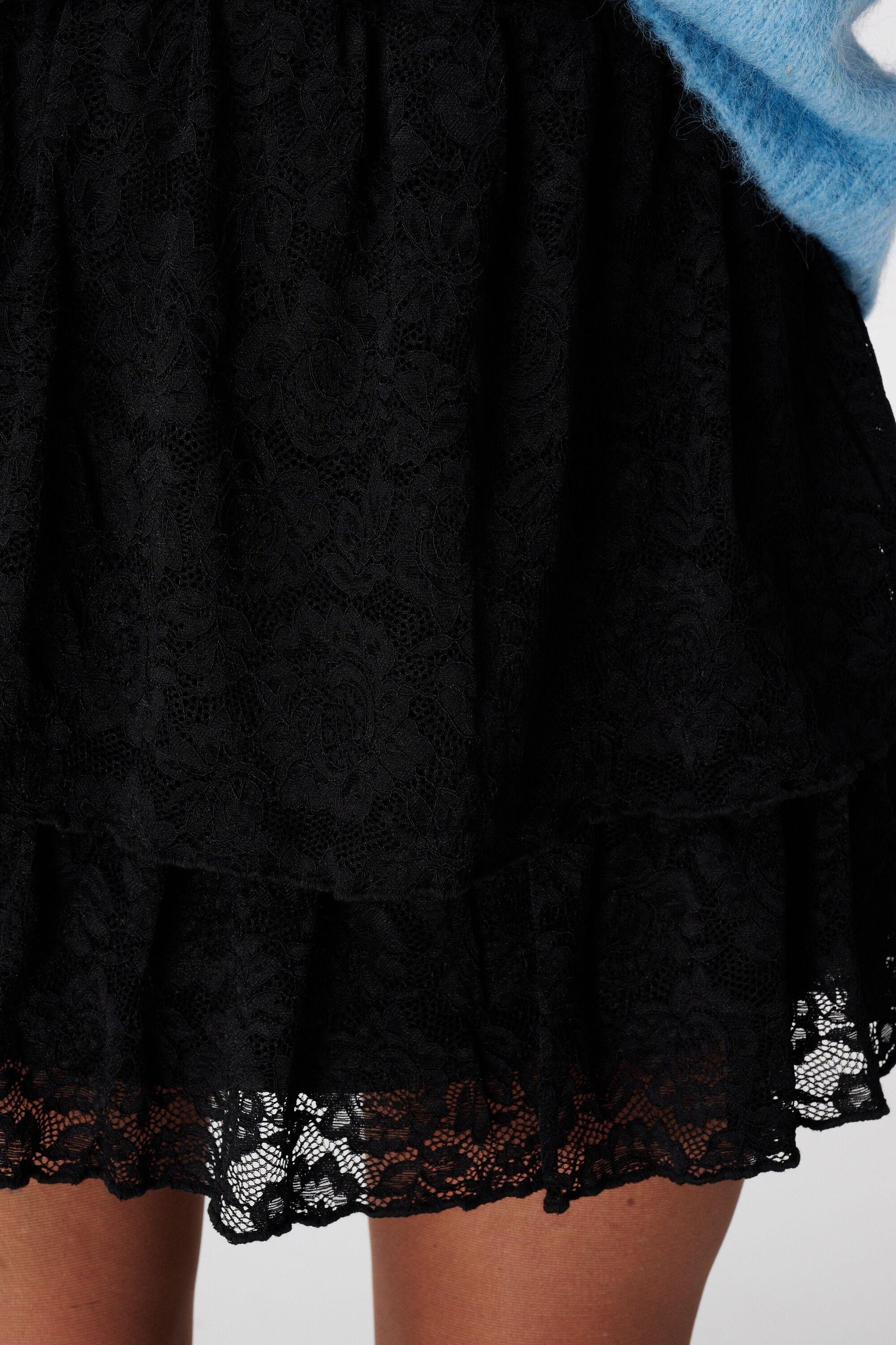 Jupe en dentelle avec volants image number 4