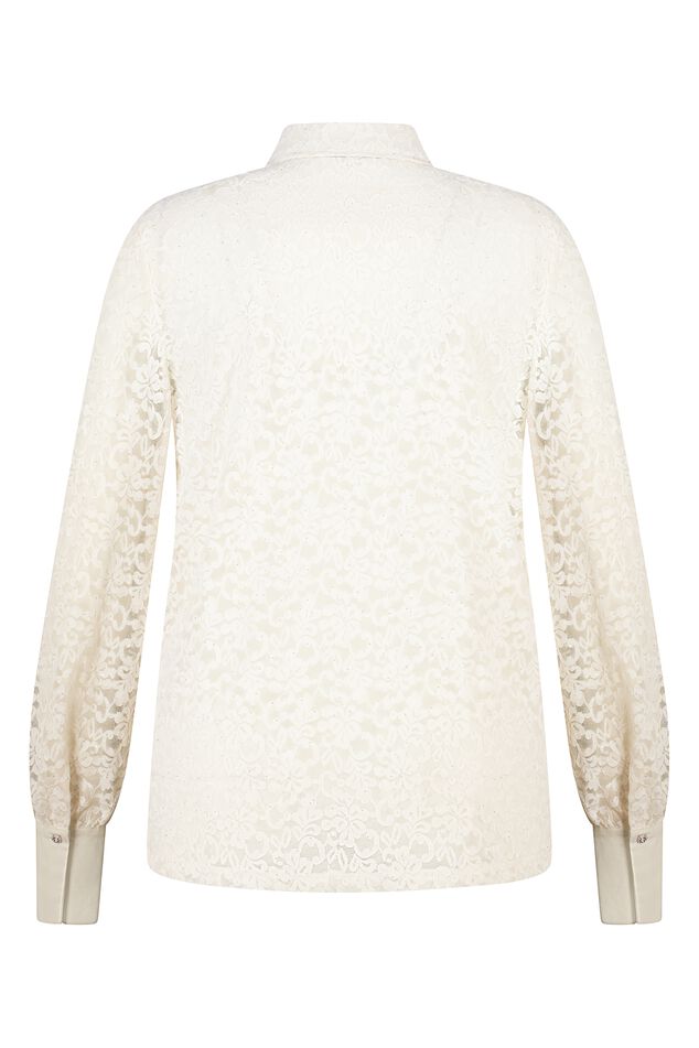 Top avec dentelle et paillettes image number 2