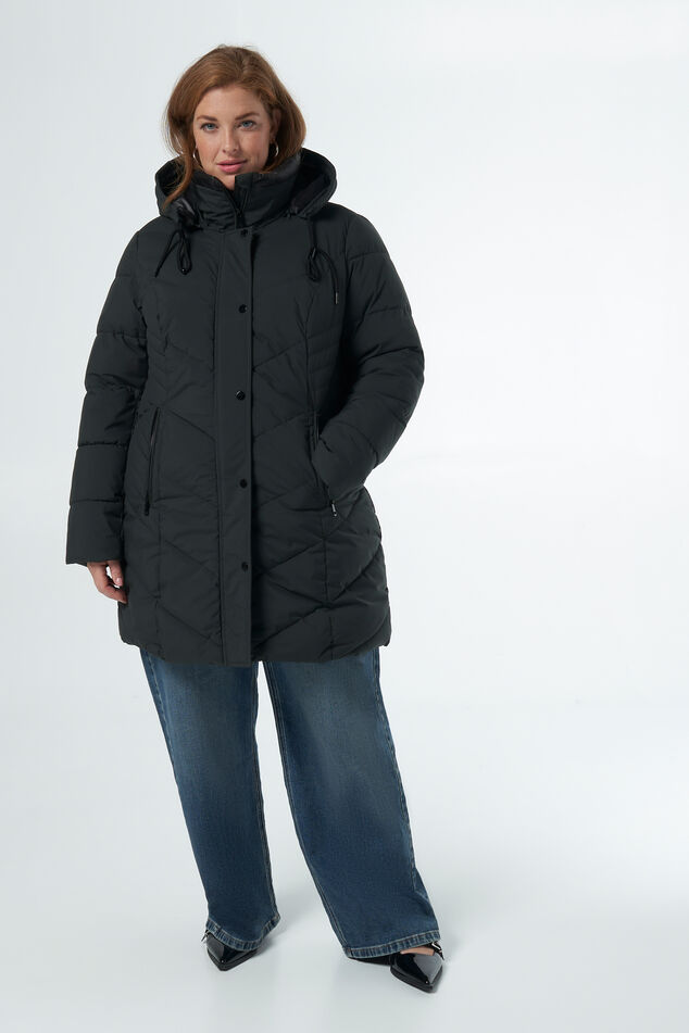 Veste matelassée avec coutures fantaisie image number 0