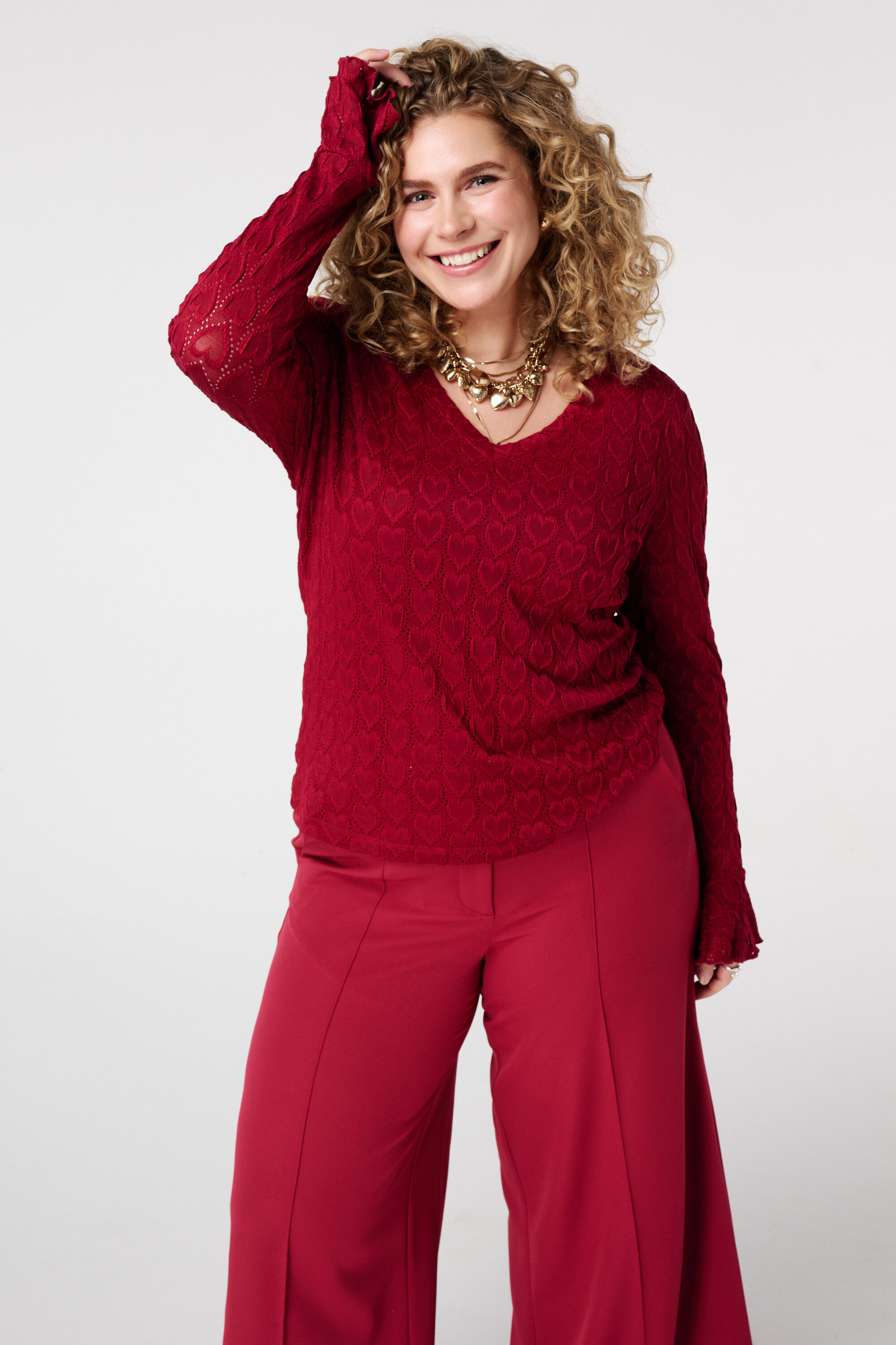 Top &agrave; manches trompettes image number 0