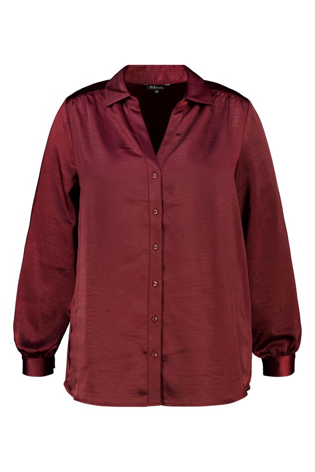 Blouse aspect satiné image number 1