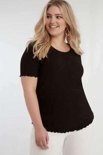 Haut extensible couleur unie