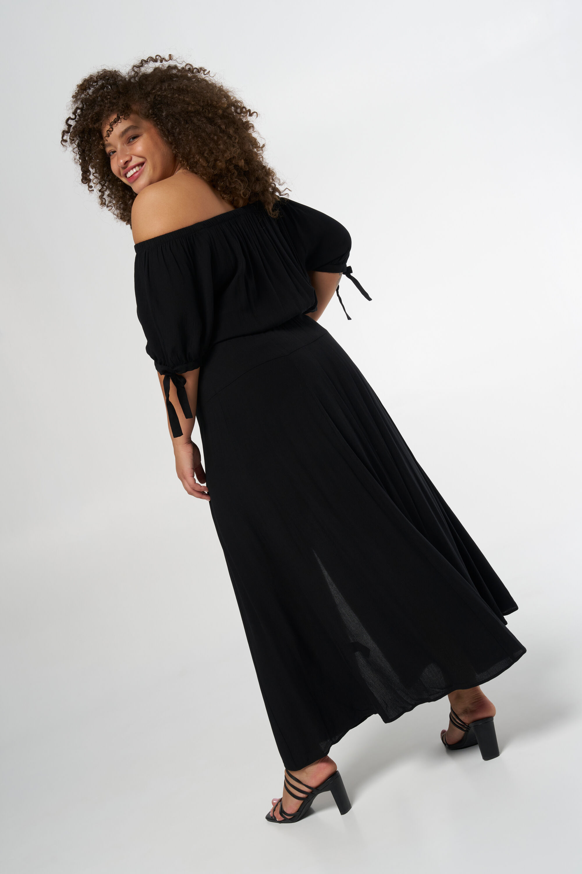 Jupe midi avec fente image number 3