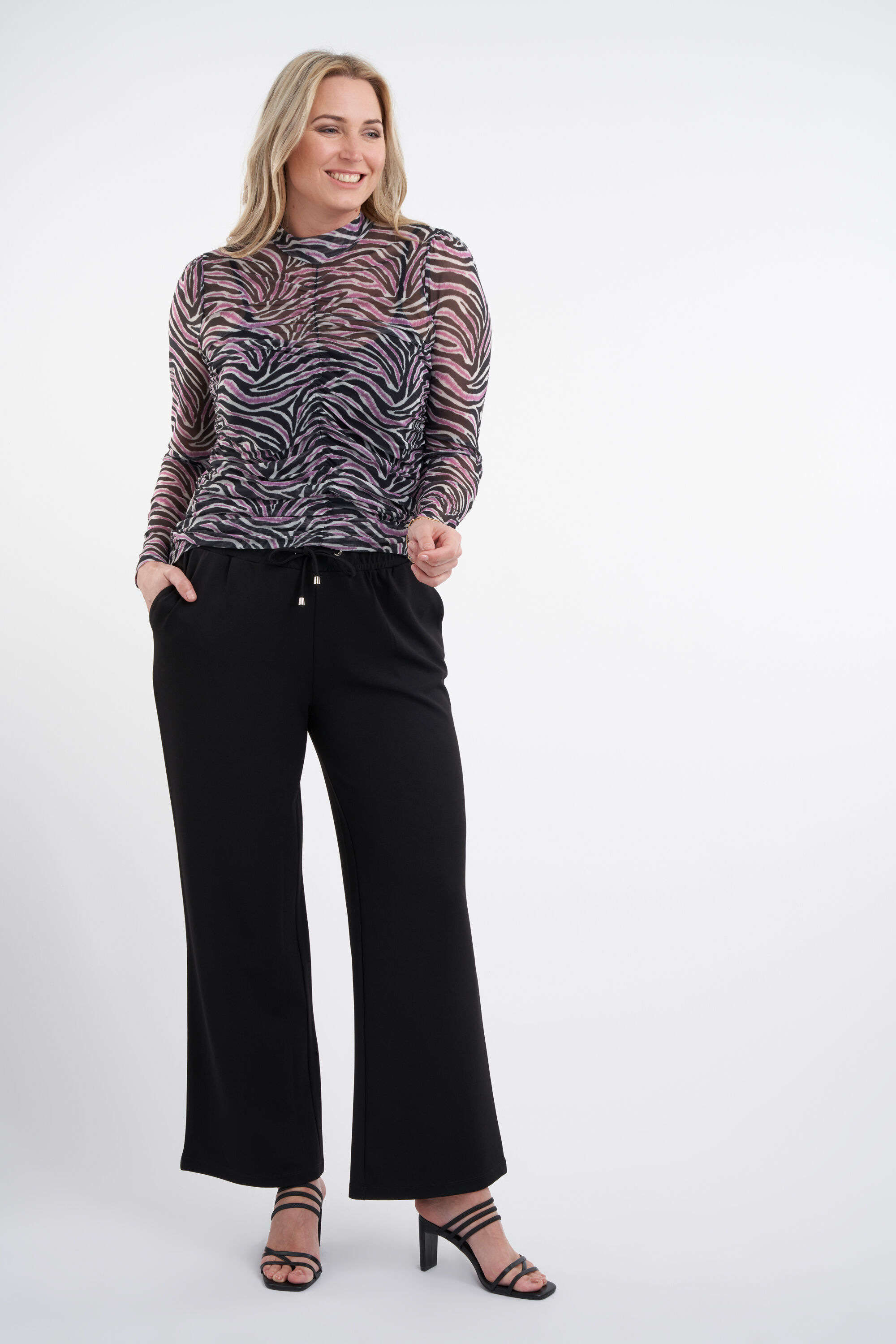 Haut en maille &agrave; imprim&eacute;  image number 5