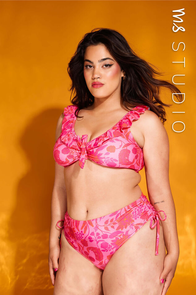 Haut de bikini avec imprimé image number 0