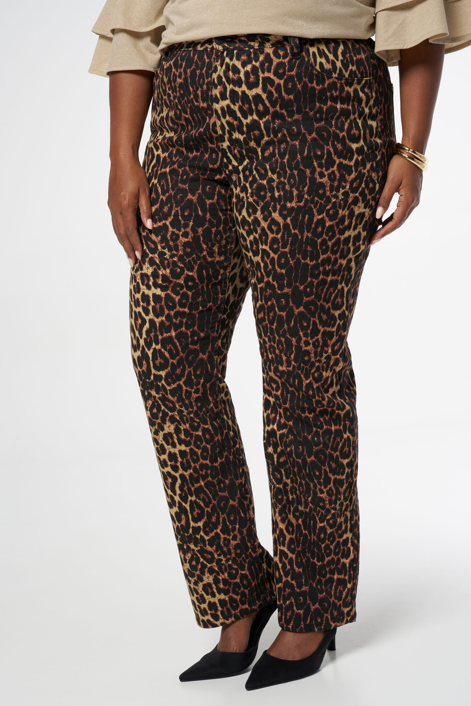 Jean imprim&eacute; panth&egrave;re image number 5