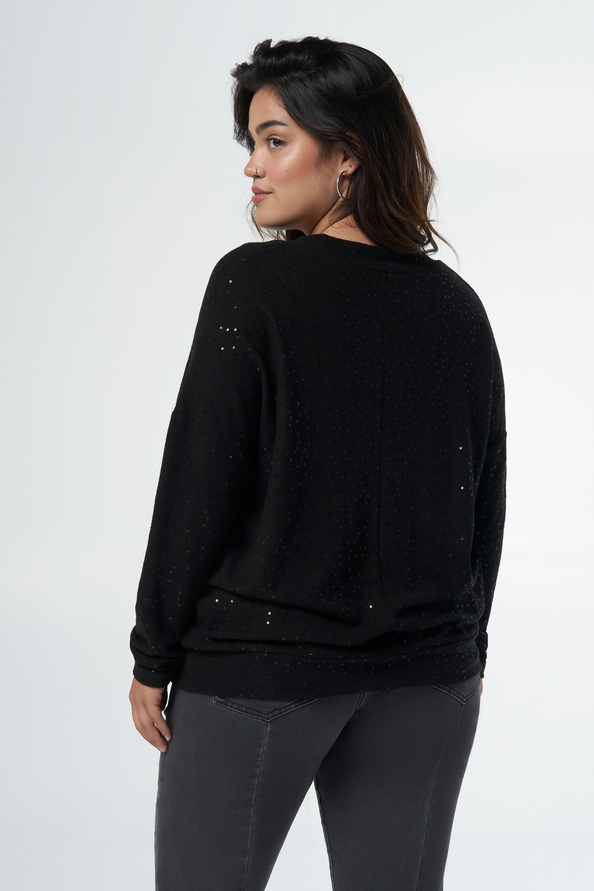 Top ample avec paillettes image number 3