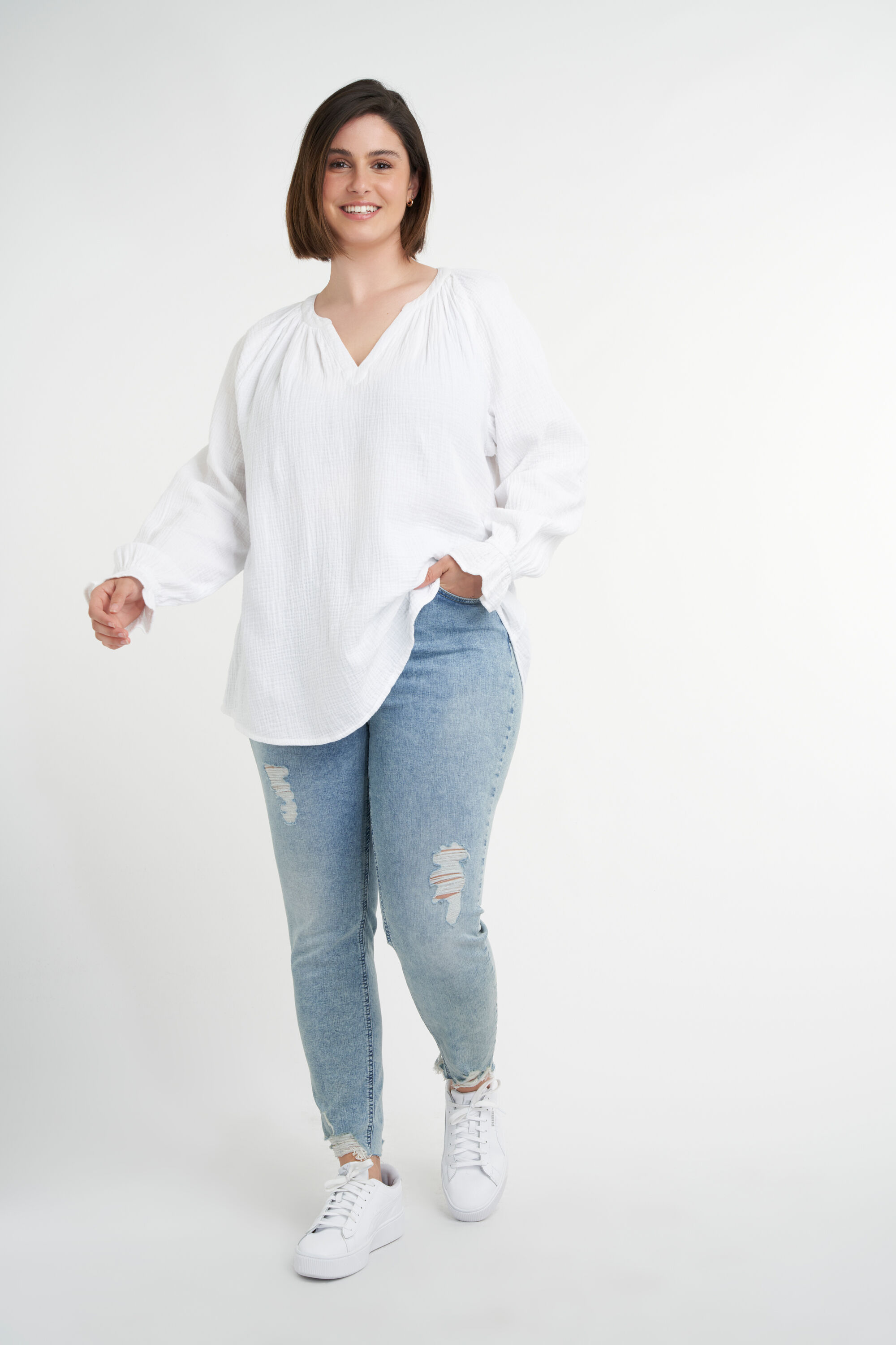 Chemisier en mousseline image number 6