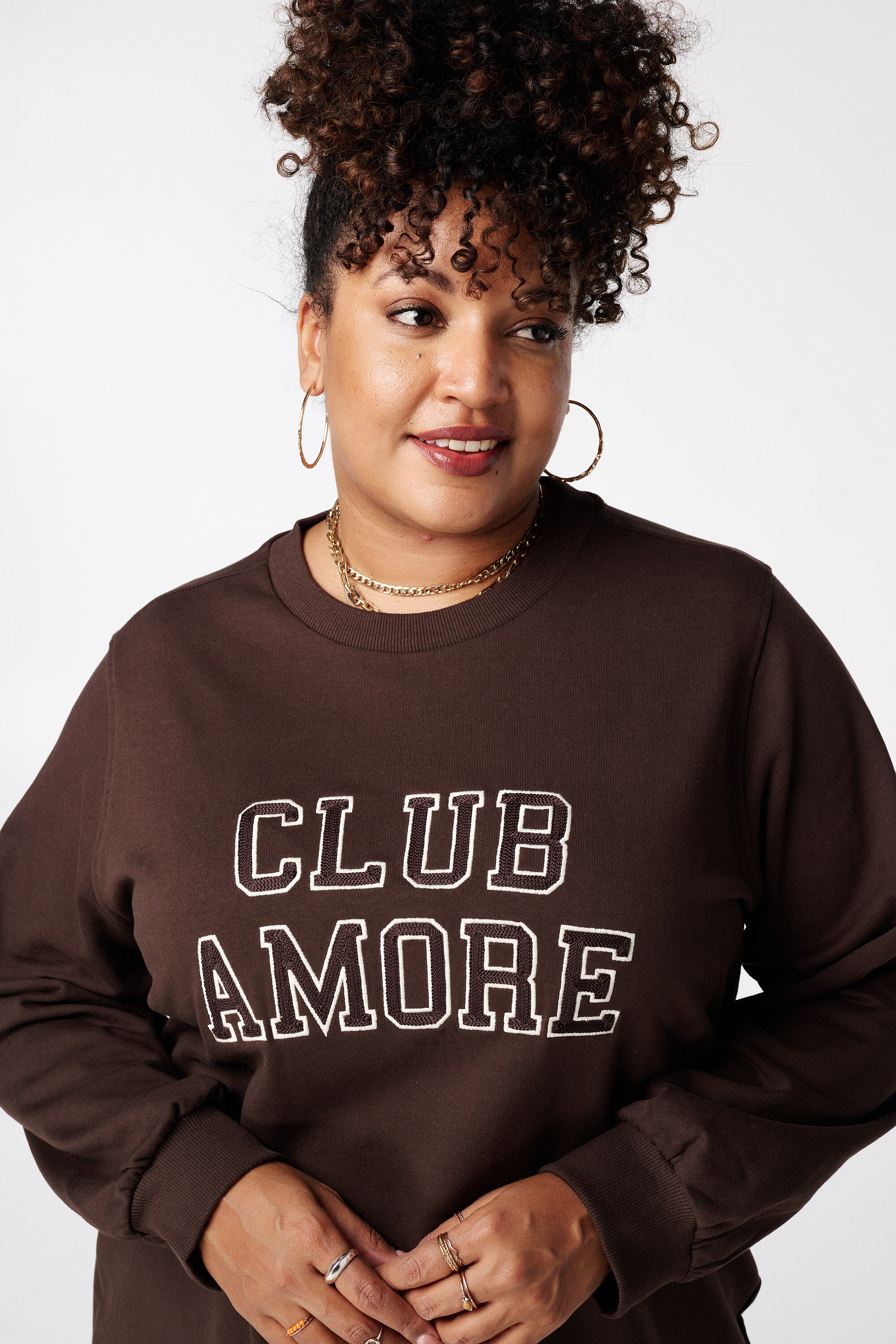 Robe-pull avec texte image number 4