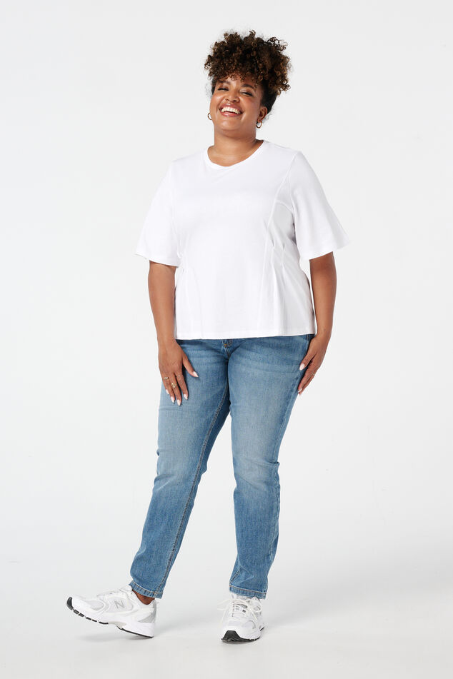 Jean skinny taille haute CHERRY image number 0