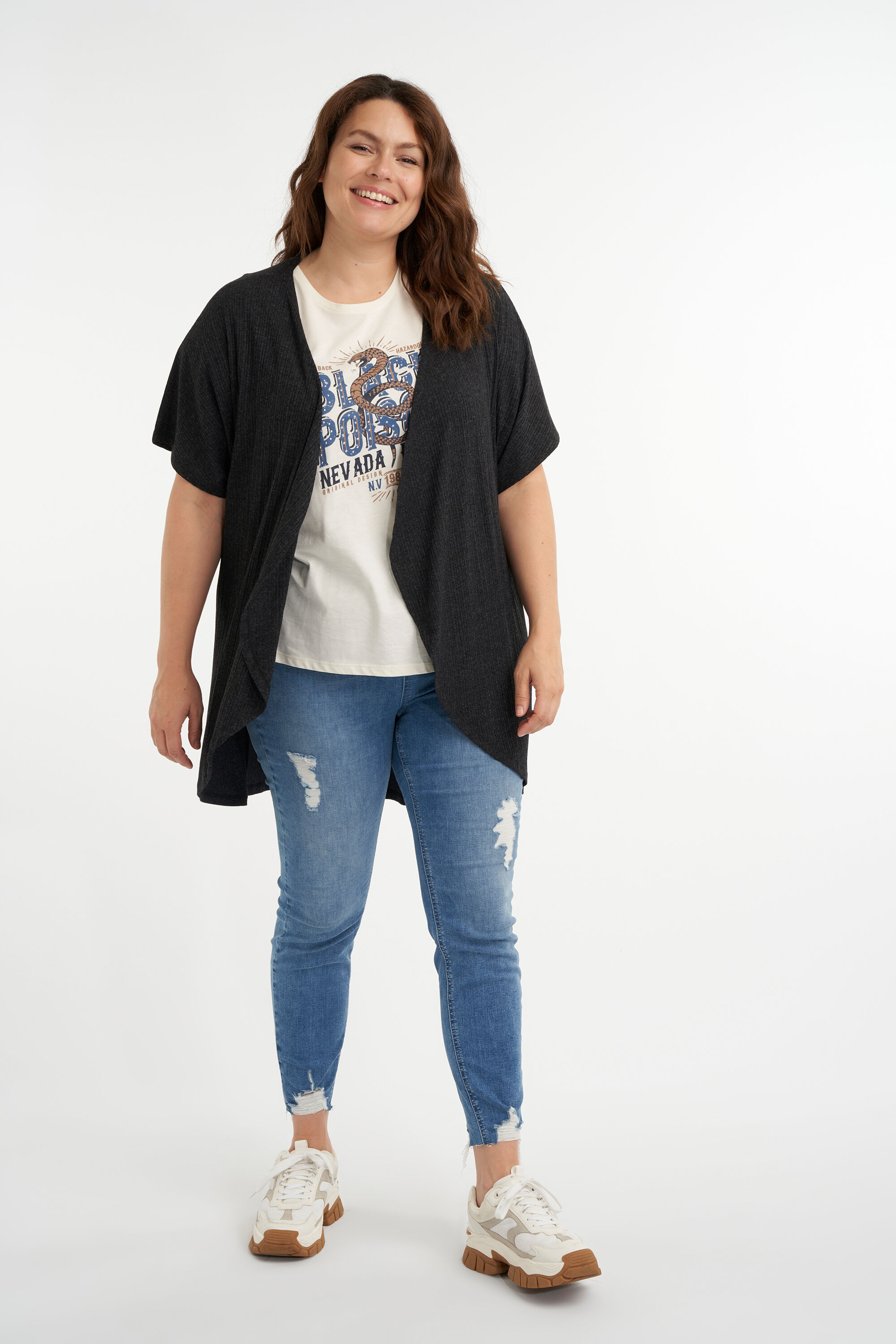 Cardigan en tissu c&ocirc;tel&eacute; image number 5