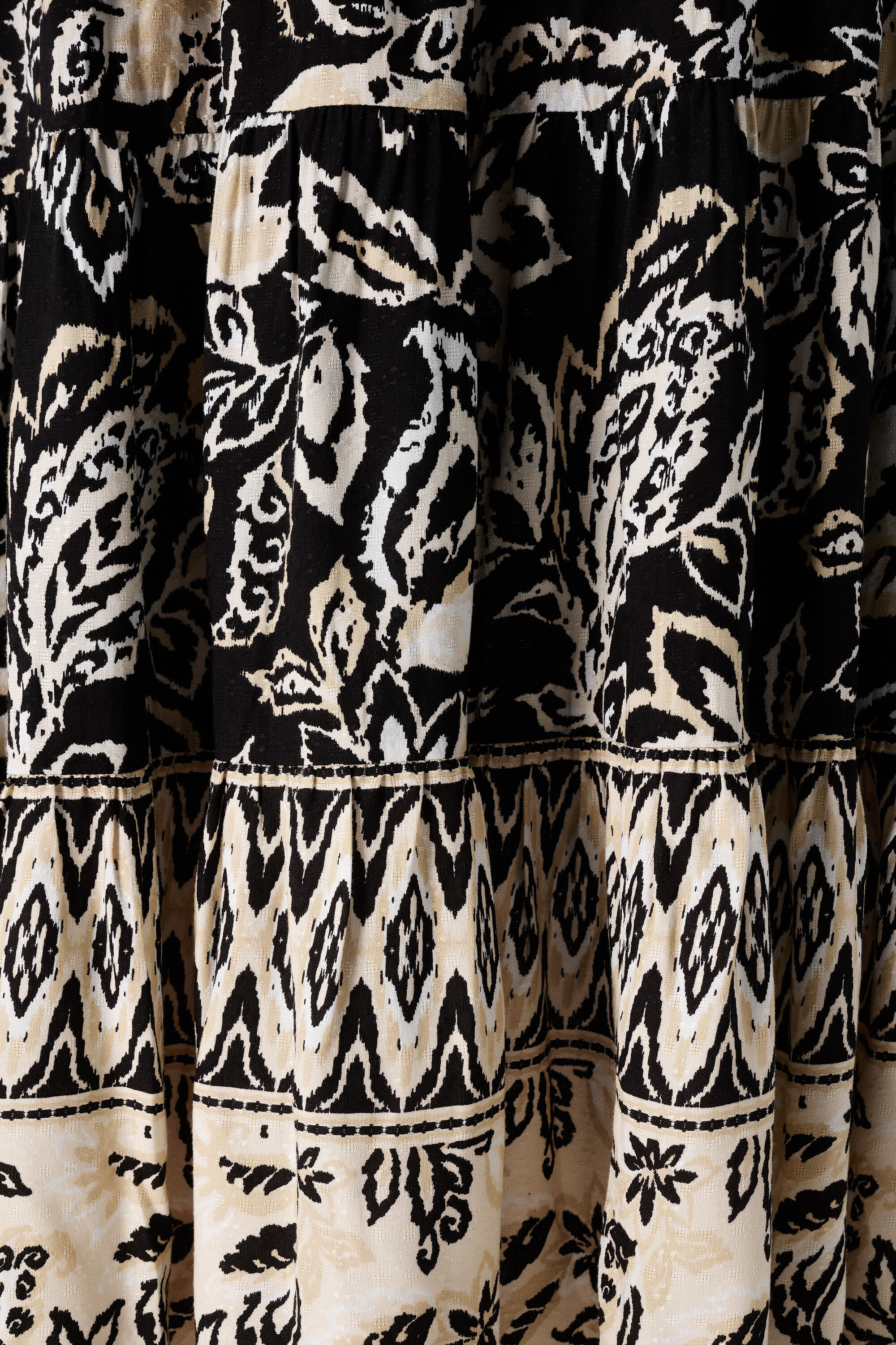 Jupe avec taille &agrave; effet smock&eacute; image number 4