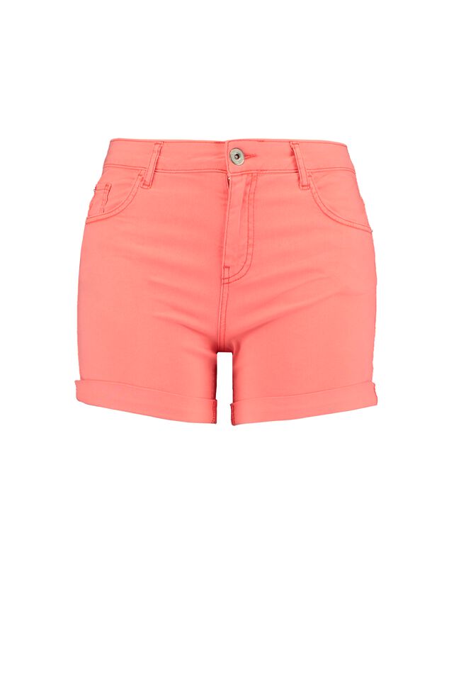 Short en sergé rose fluo image number 1
