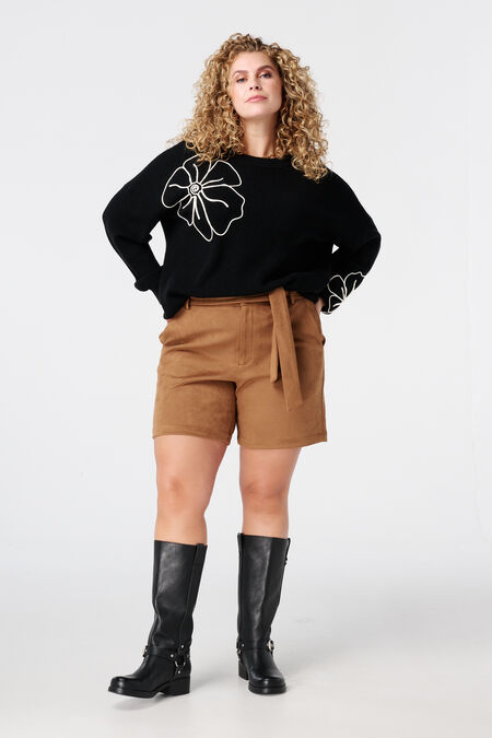 Short en daim avec ceinture Short en daim avec ceinture