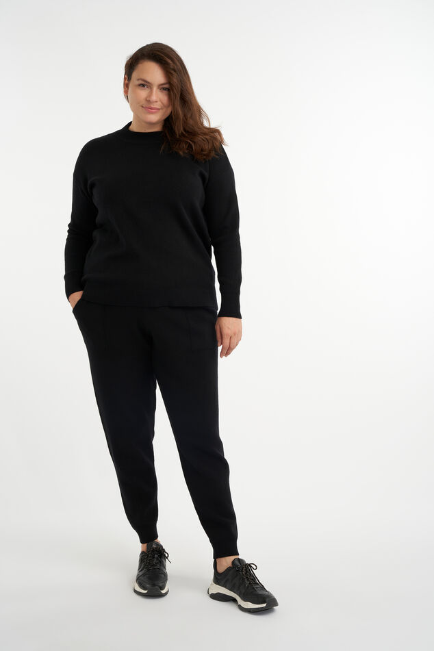 Pantalon confortable en maille fine image number 4