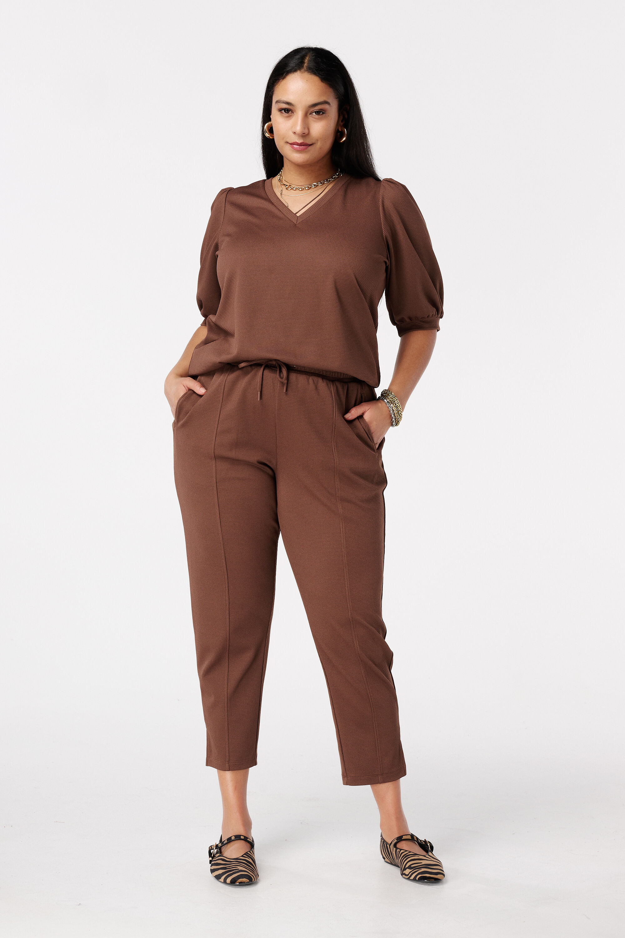 Pantalon avec cordon coulissant