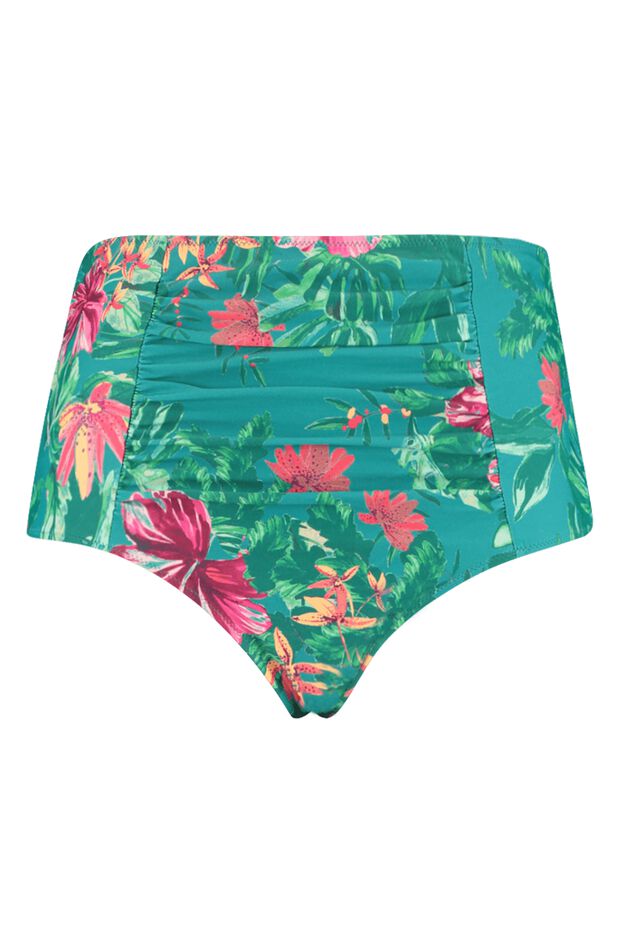Bas de bikini taille haute avec imprimé image number 1