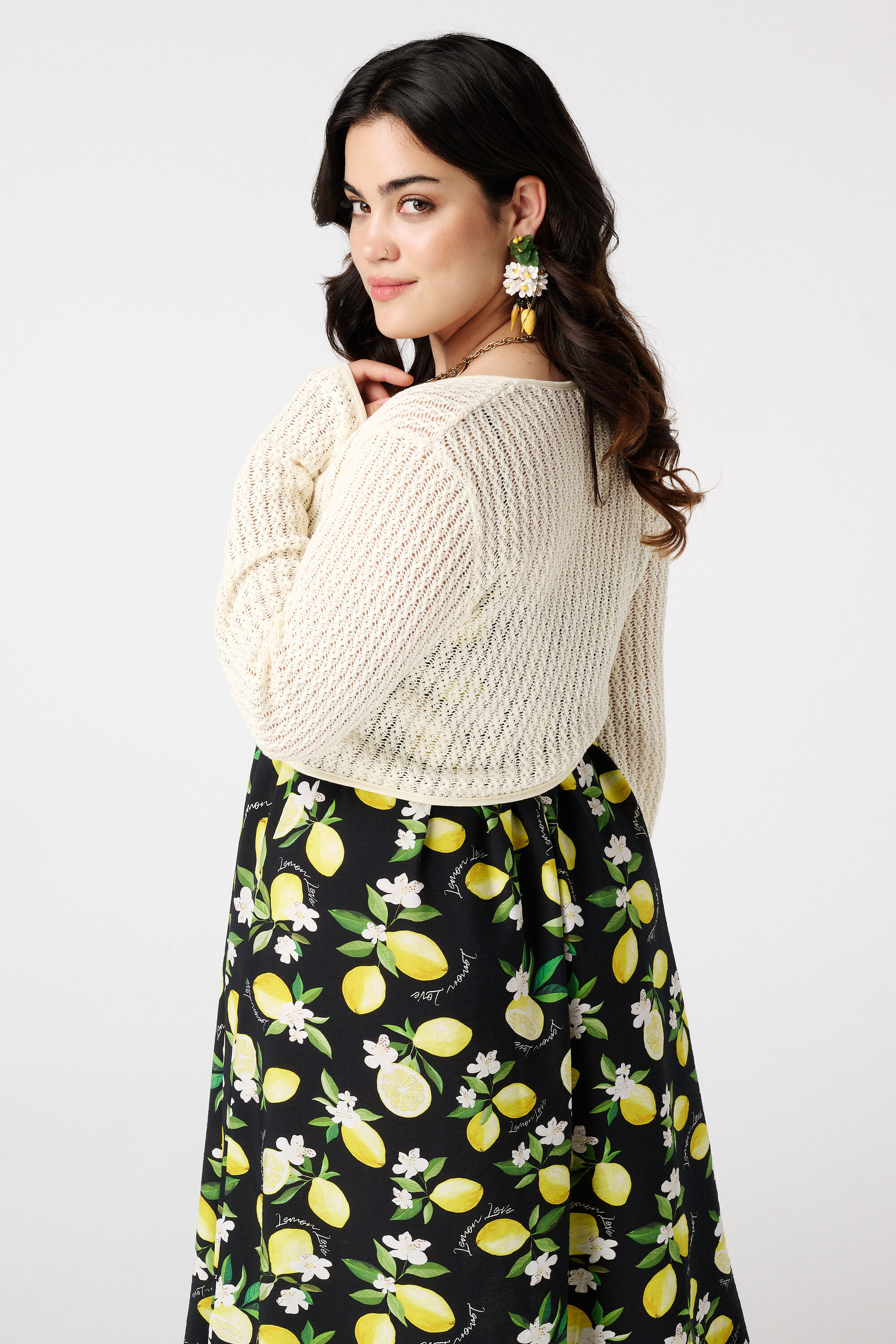 Cardigan en maille avec boutons image number 3