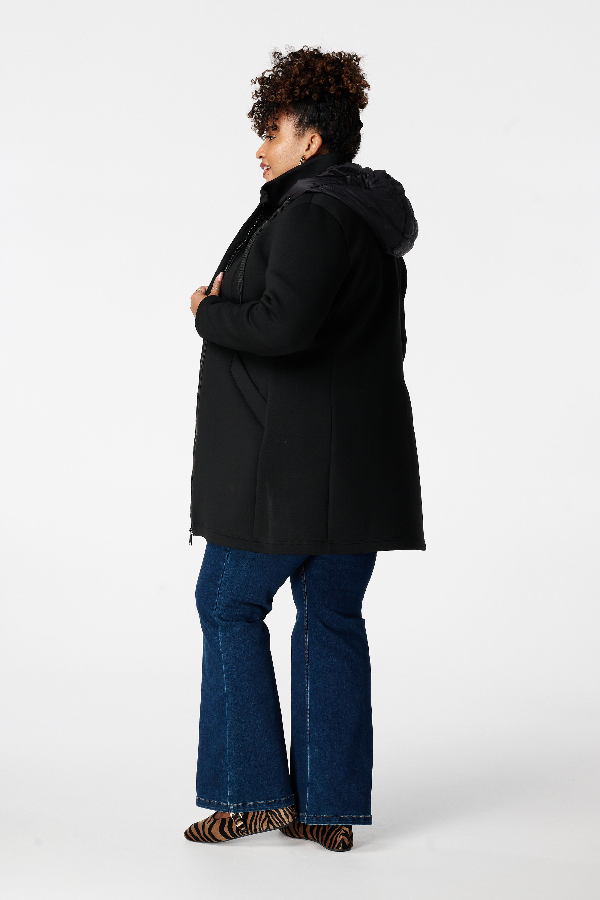 Manteau &agrave; capuche image number 3