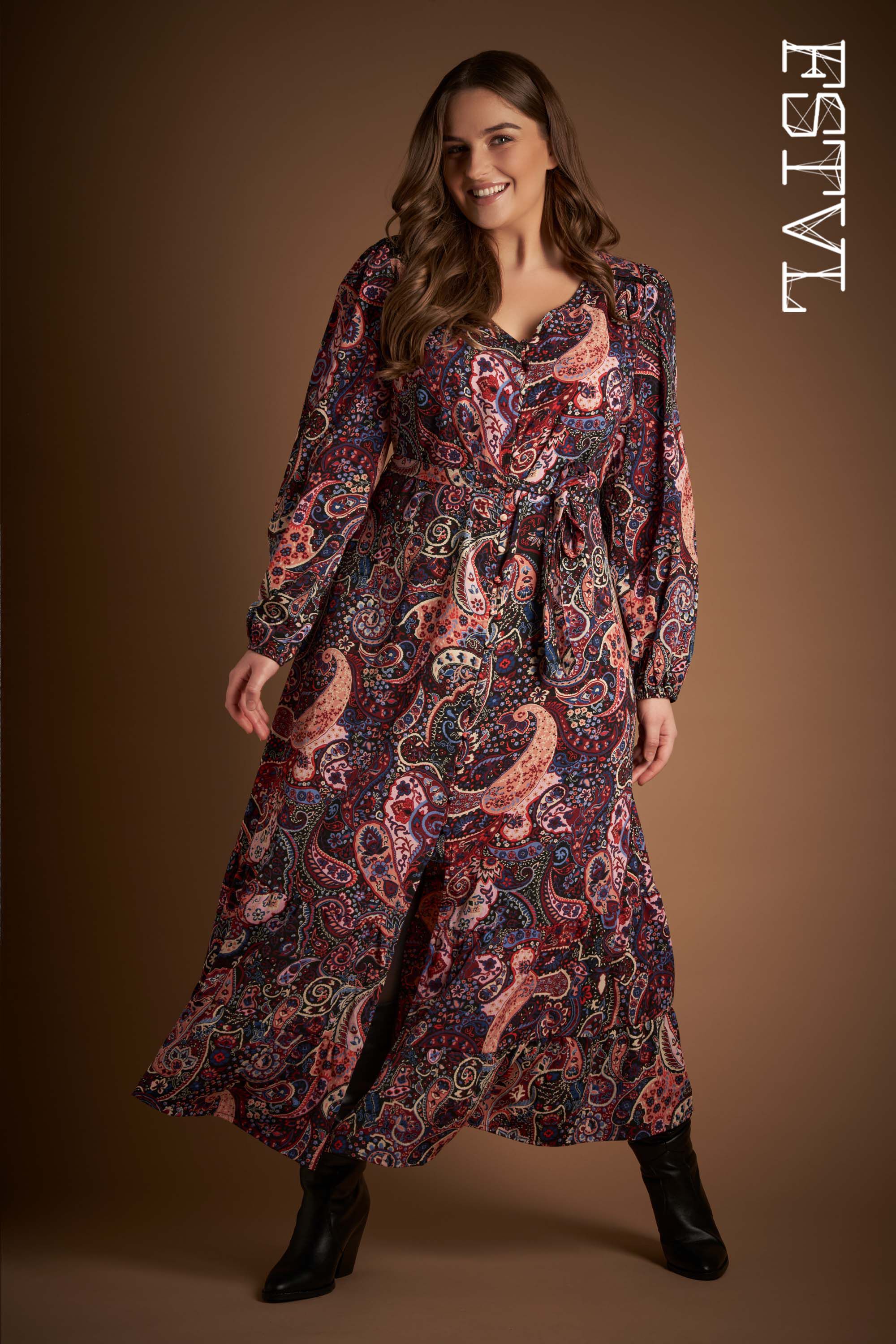 Ms mode online robe longue