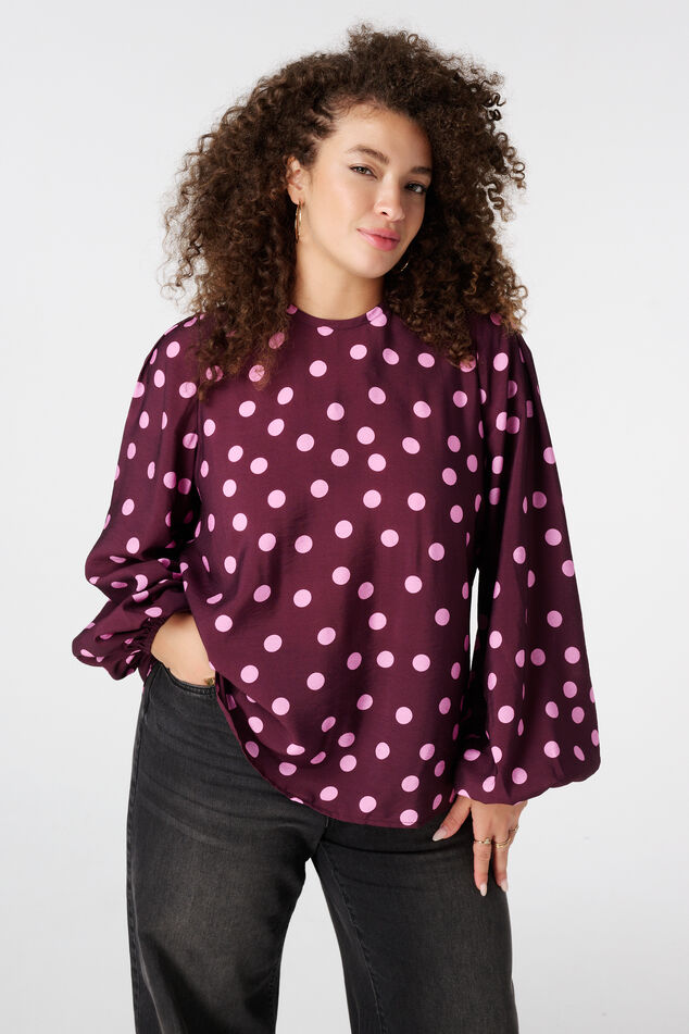 Blouse à pois image number 0