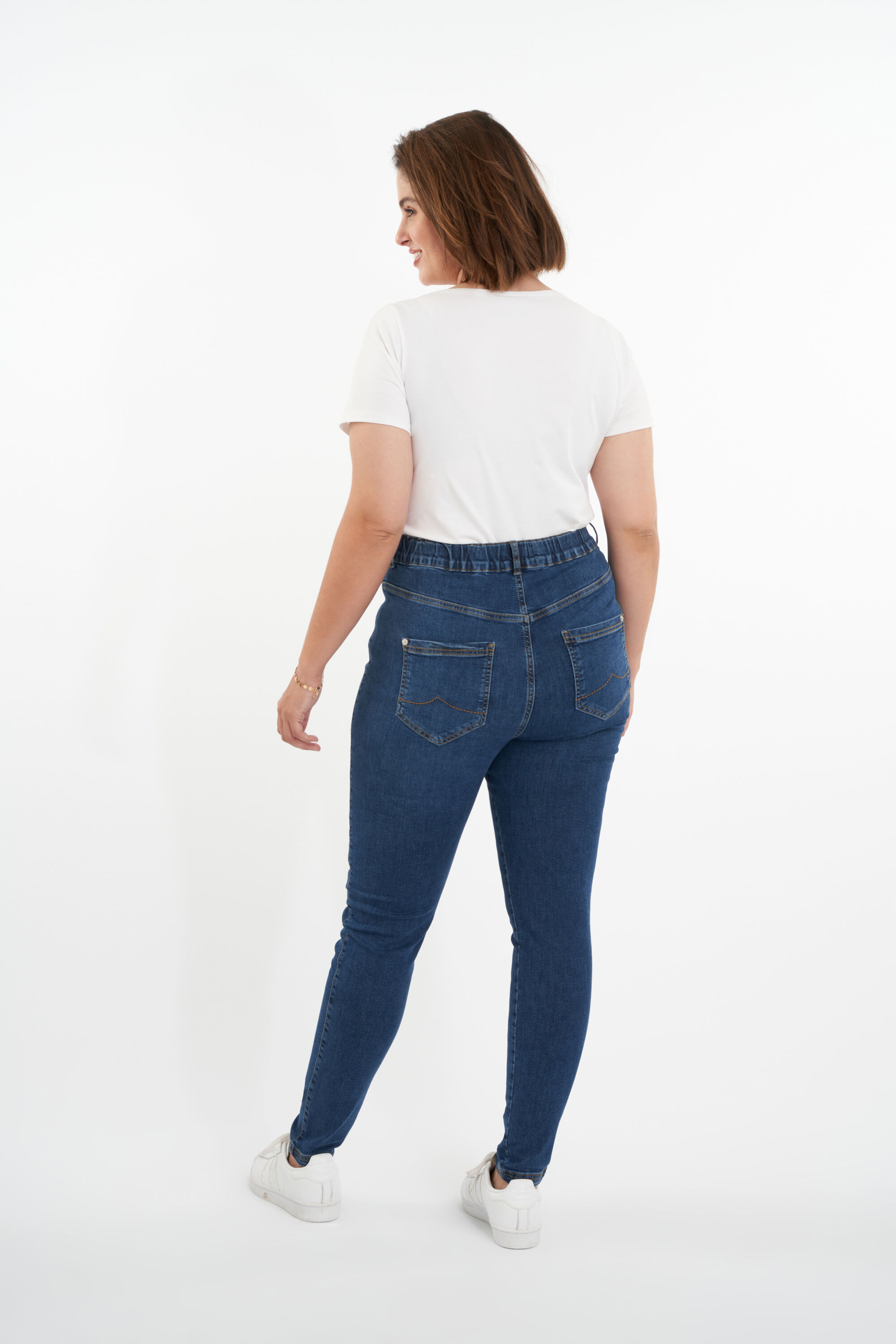 Tregging slim fit 30 inch POPPY  image number 3