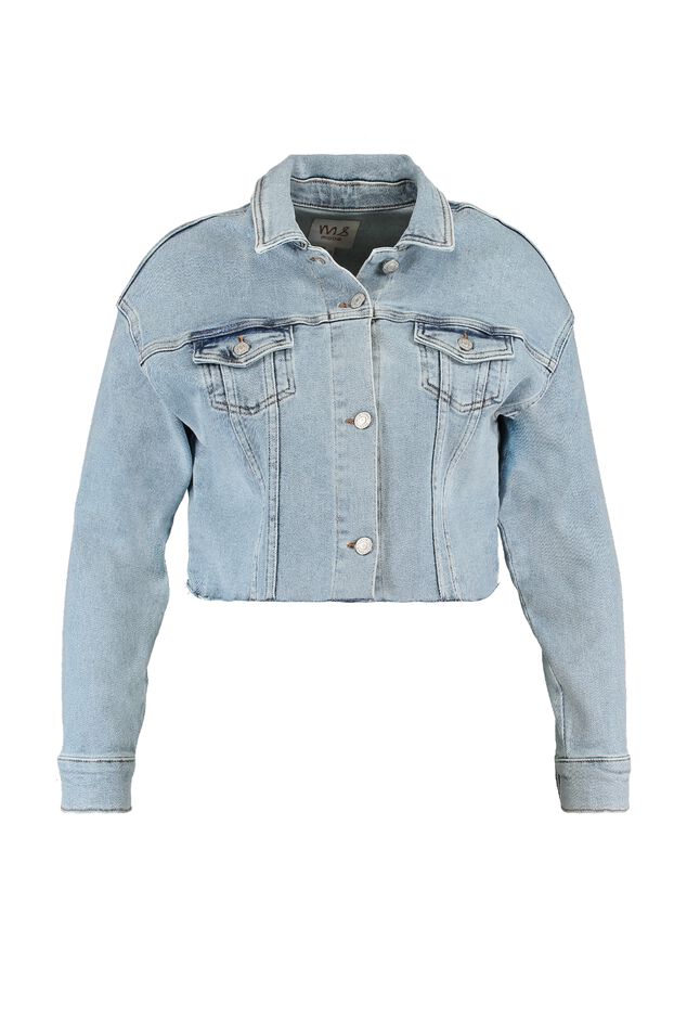 Veste en denim courte image number 1